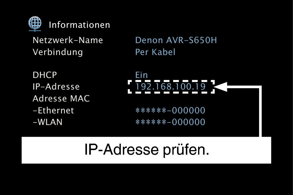 GUI NetworkInfo S65E3